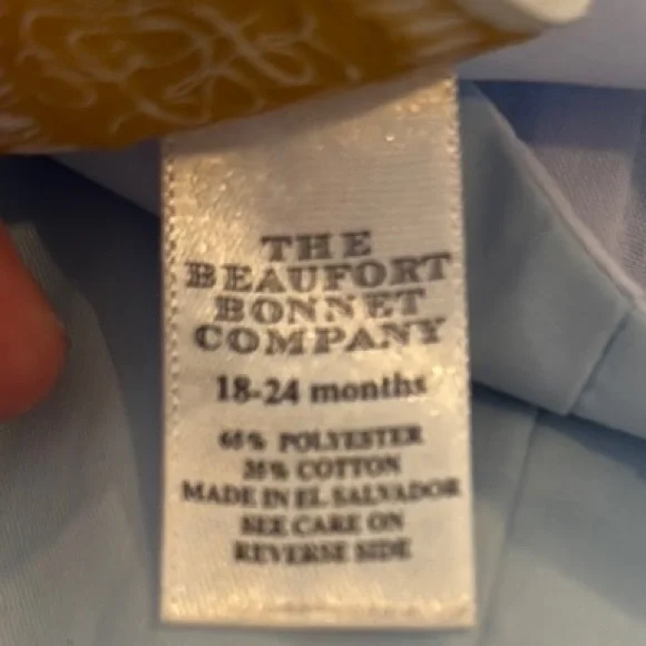 The Beaufort Bonnet Company Blue and Yellow Giraffe Romper 18-24 months - Picture 3 of 4